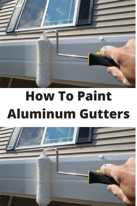 how to paint metal gutters